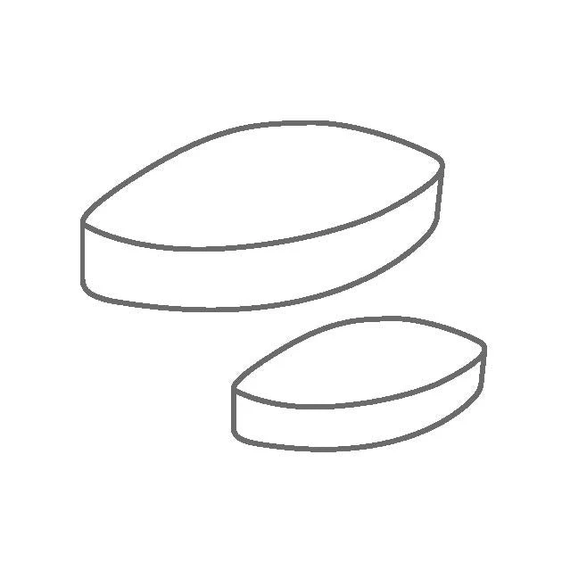 IKAFLON ellipse PTFE-coated Magnetic stirring bars