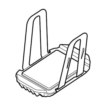 Plate carrier for high-capacity bucket